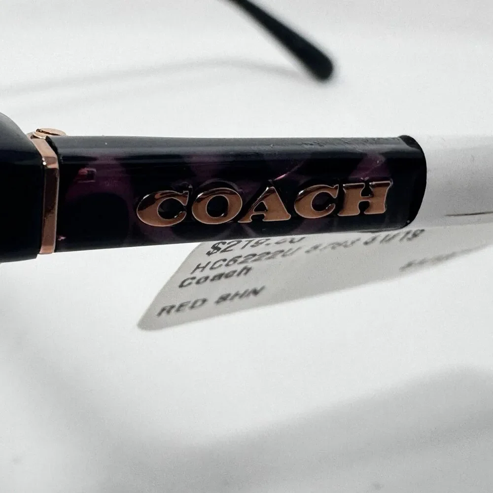 Coach HC6222U 5783 Ruby Pearl Signature C Eyeglass Frames 51-19-145 New